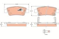 Bremžu uzliku kompl., Disku bremzes