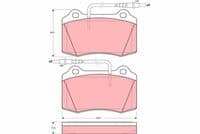 Bremžu uzliku kompl., Disku bremzes