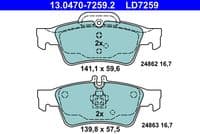 Bremžu uzliku kompl., Disku bremzes