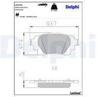 Bremžu uzliku kompl., Disku bremzes