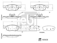 Bremžu uzliku kompl., Disku bremzes