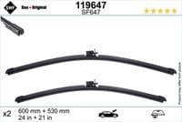 Stikla tīrītāja slotiņa