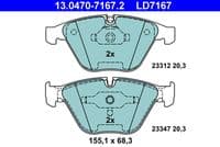 Bremžu uzliku kompl., Disku bremzes