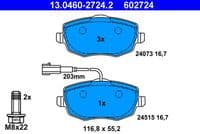Bremžu uzliku kompl., Disku bremzes