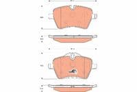 Bremžu uzliku kompl., Disku bremzes