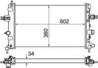 Radiators, Motora dzesēšanas sistēma