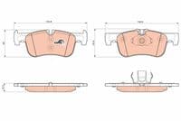 Bremžu uzliku kompl., Disku bremzes