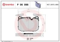 Bremžu uzliku kompl., Disku bremzes