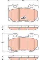 Bremžu uzliku kompl., Disku bremzes