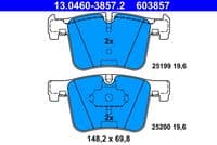 Bremžu uzliku kompl., Disku bremzes