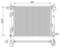 Radiators, Motora dzesēšanas sistēma