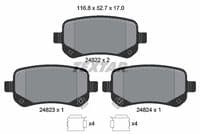 Bremžu uzliku kompl., Disku bremzes