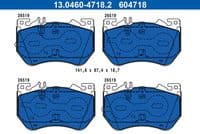 Bremžu uzliku kompl., Disku bremzes