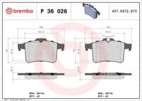 Bremžu uzliku kompl., Disku bremzes