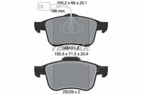 Bremžu uzliku kompl., Disku bremzes