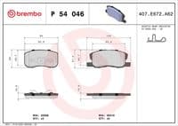 Bremžu uzliku kompl., Disku bremzes