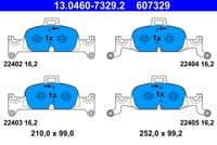 Bremžu uzliku kompl., Disku bremzes