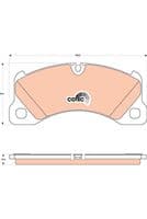 Bremžu uzliku kompl., Disku bremzes