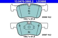 Bremžu uzliku kompl., Disku bremzes