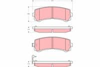 Bremžu uzliku kompl., Disku bremzes