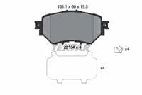 Bremžu uzliku kompl., Disku bremzes