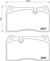 Bremžu uzliku kompl., Disku bremzes