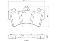 Bremžu uzliku kompl., Disku bremzes