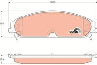 Bremžu uzliku kompl., Disku bremzes