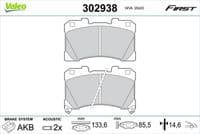 Bremžu uzliku kompl., Disku bremzes