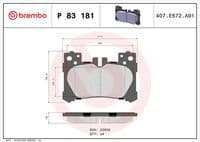Bremžu uzliku kompl., Disku bremzes