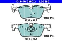 Bremžu uzliku kompl., Disku bremzes