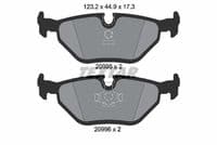 Bremžu uzliku kompl., Disku bremzes