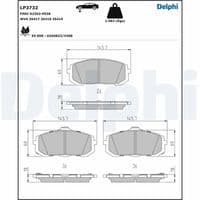 Bremžu uzliku kompl., Disku bremzes