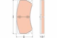 Bremžu uzliku kompl., Disku bremzes