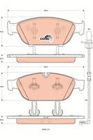 Bremžu uzliku kompl., Disku bremzes