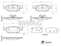 Bremžu uzliku kompl., Disku bremzes