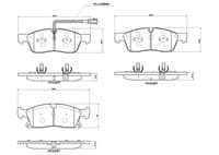 Bremžu uzliku kompl., Disku bremzes