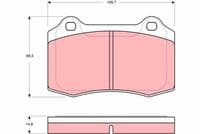 Bremžu uzliku kompl., Disku bremzes