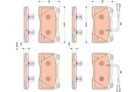 Bremžu uzliku kompl., Disku bremzes