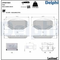 Bremžu uzliku kompl., Disku bremzes