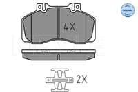 Bremžu uzliku kompl., Disku bremzes