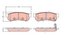 Bremžu uzliku kompl., Disku bremzes