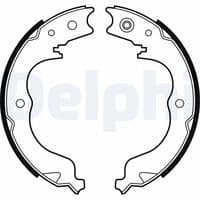 Bremžu loku kompl., Stāvbremze