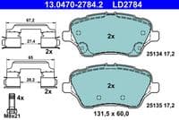 Bremžu uzliku kompl., Disku bremzes