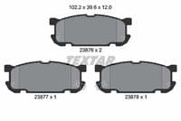 Bremžu uzliku kompl., Disku bremzes