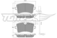 Bremžu uzliku kompl., Disku bremzes
