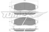 Bremžu uzliku kompl., Disku bremzes