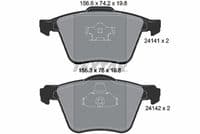 Bremžu uzliku kompl., Disku bremzes