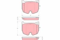 Bremžu uzliku kompl., Disku bremzes