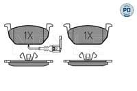 Bremžu uzliku kompl., Disku bremzes